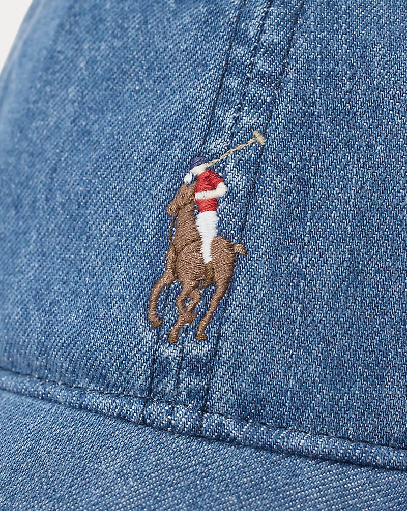 Gorra Polo Ralph Lauren Mezclilla Pony Multicolor Original