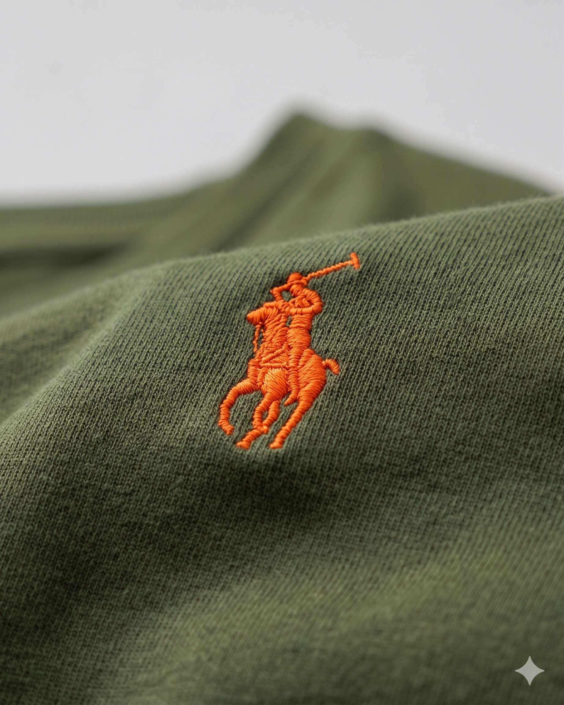 Playera Básica Polo Ralph Lauren Verde Olivo Original