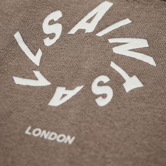 Playera AllSaints Halo Logo Café Original