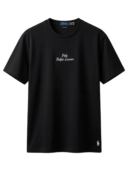 Playera Polo Ralph Lauren Big Logo Negra Original