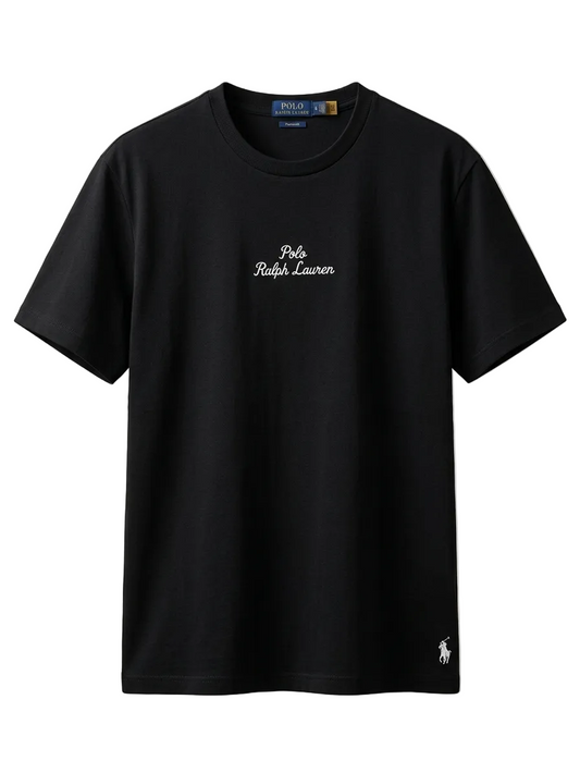 Playera Polo Ralph Lauren Big Logo Negra Original