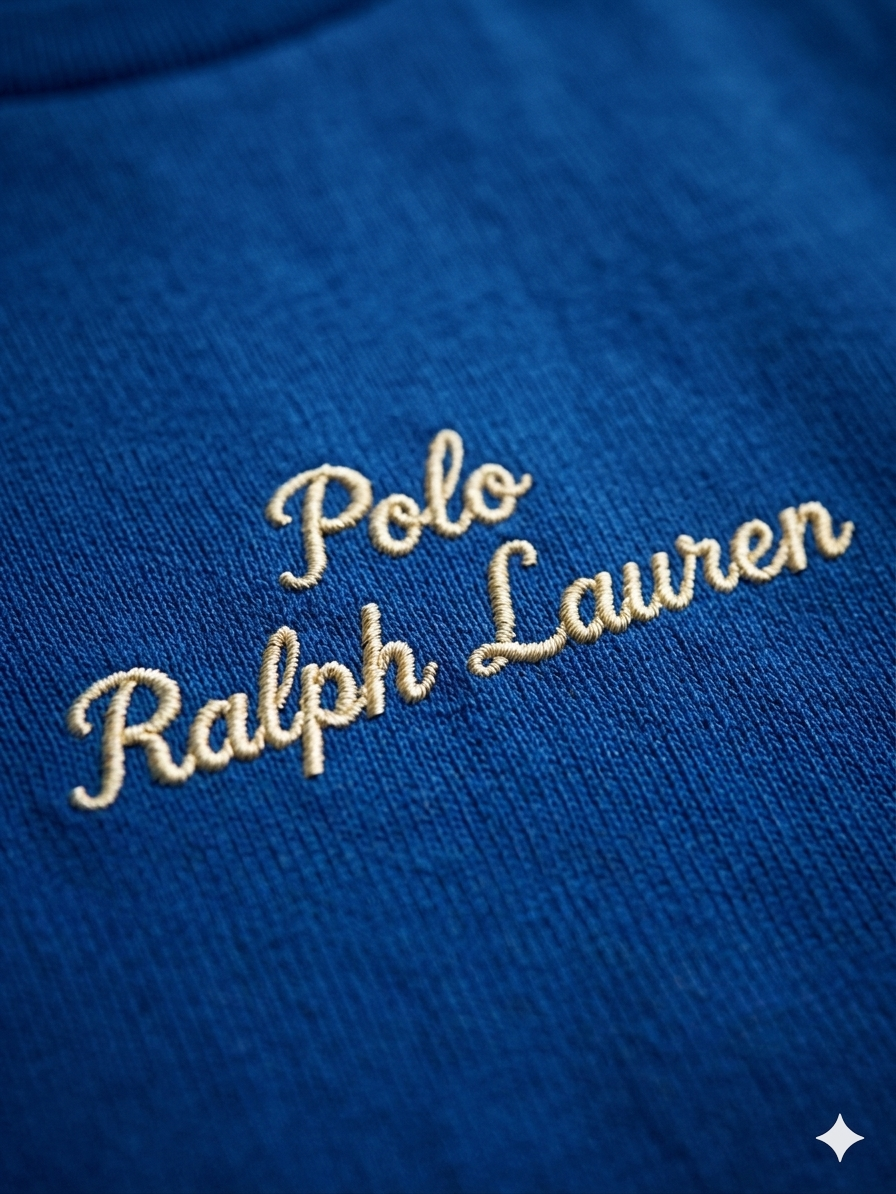 Playera Polo Ralph Lauren Big Logo Azul Rey Original