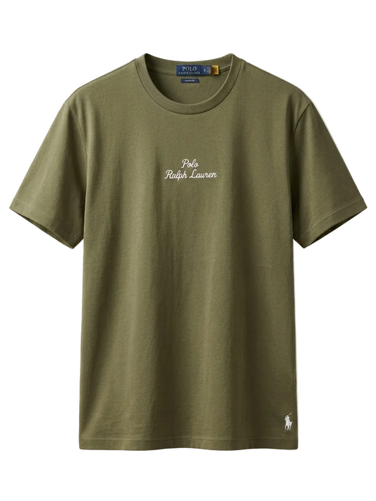 Playera Polo Ralph Lauren Big Logo Verde Olivo Original