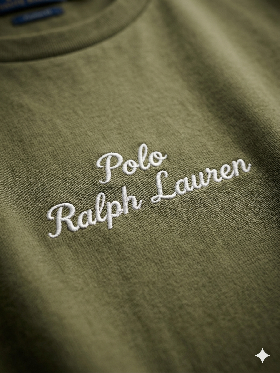 Playera Polo Ralph Lauren Big Logo Verde Olivo Original