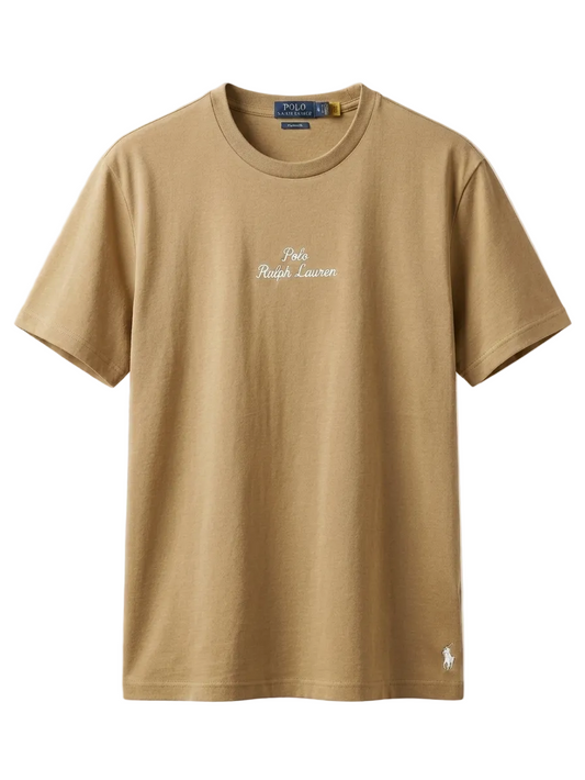 Playera Polo Ralph Lauren Big Logo Khaki Original