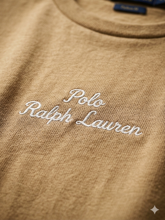Playera Polo Ralph Lauren Big Logo Khaki Original