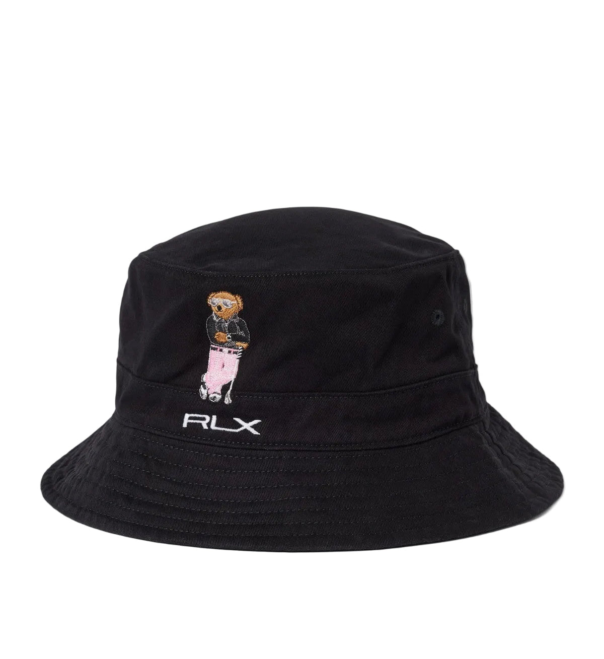 Bucket Hat Polo Ralph Lauren RLX Polo Bear Negro Original