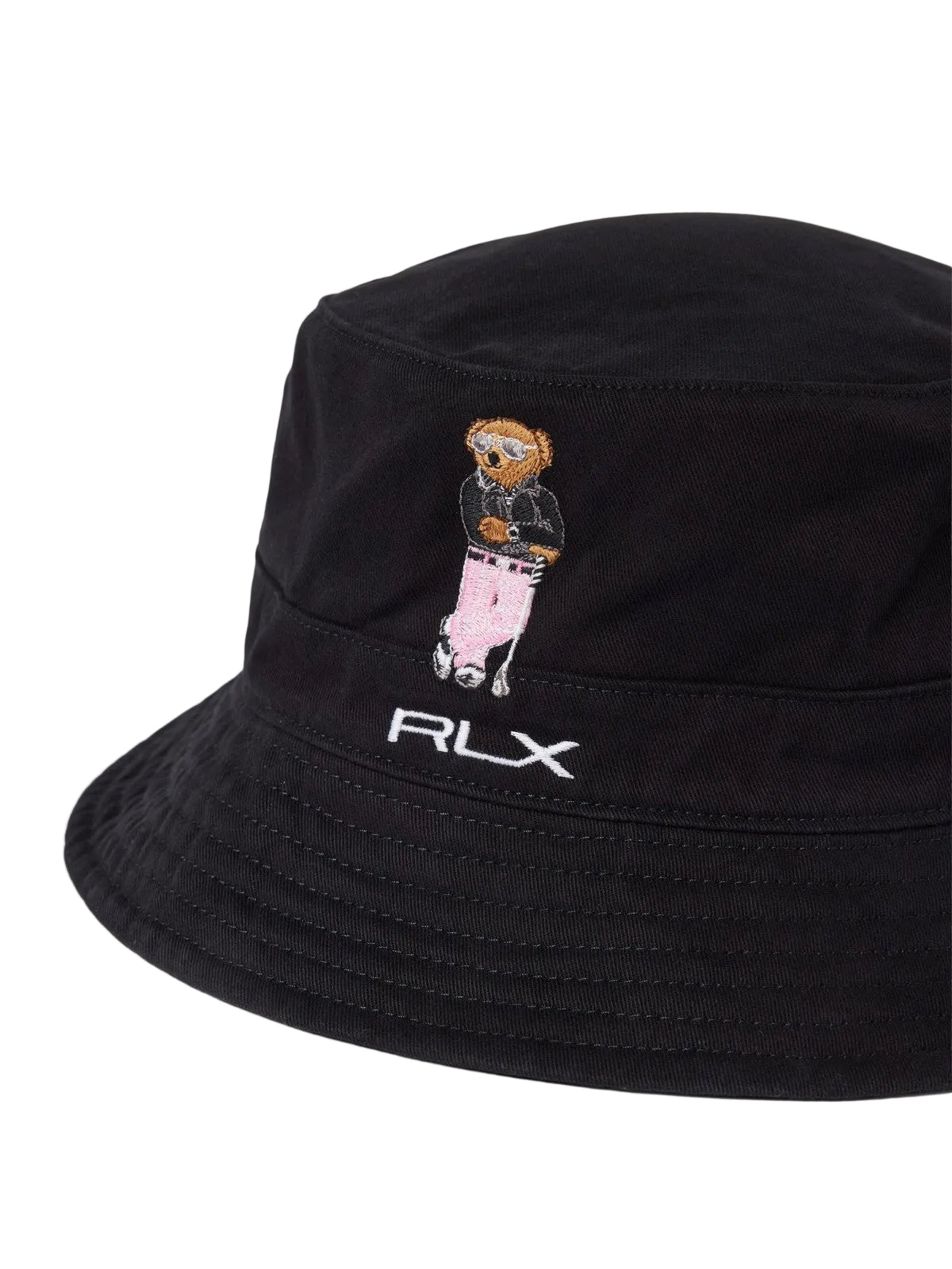 Bucket Hat Polo Ralph Lauren RLX Polo Bear Negro Original