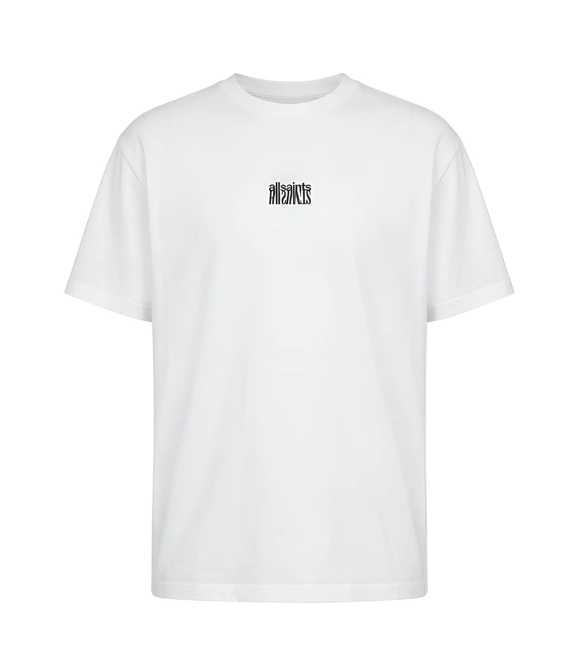 Playera AllSaints Refract Logo Blanca Original